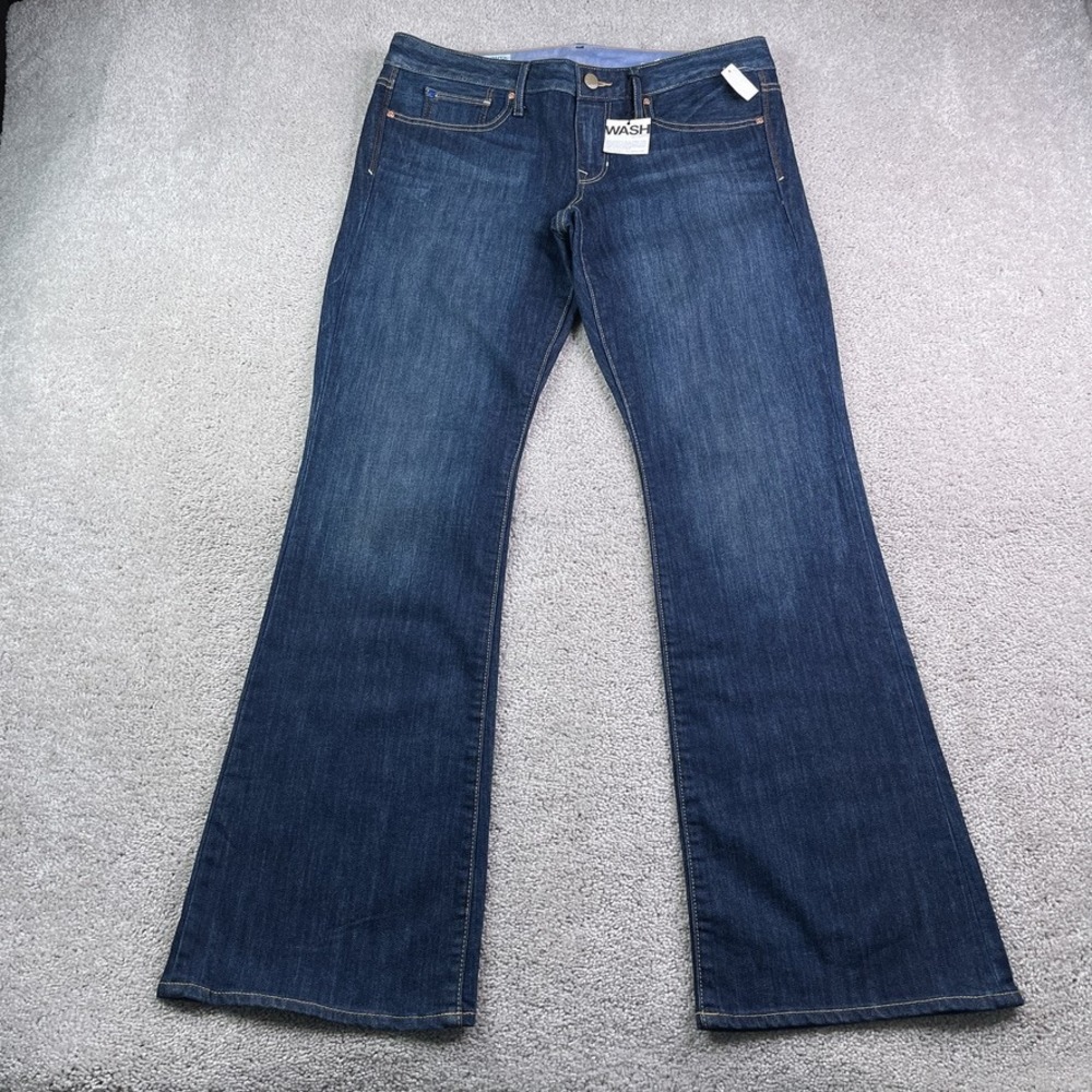 NEW Gap Jeans Women Size 12 Blue Curvy Low Rise Bootcut 1969 Stretch Denim NWT